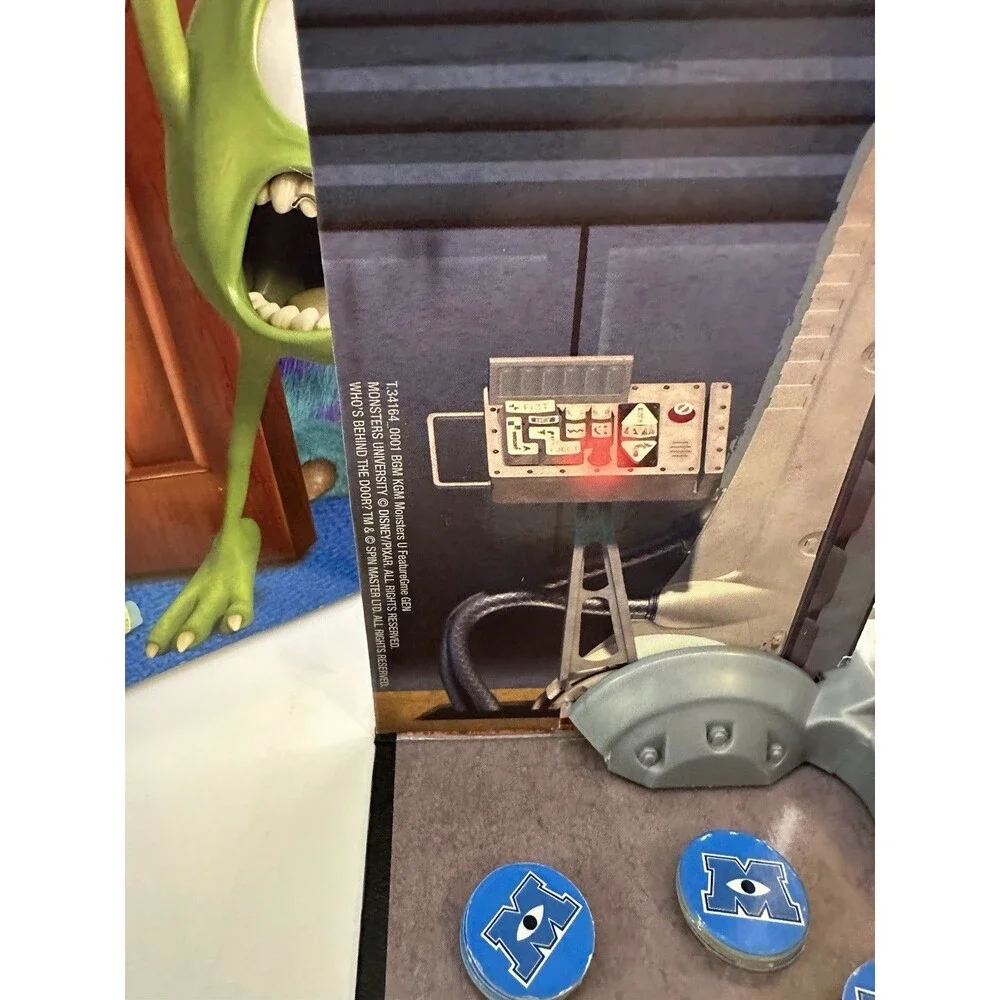 Monster’s University Who's Behind The Door Game? Guess Who 2013 Missing 2 Tokens